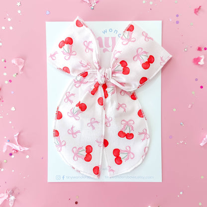 Coquette Cherry Bow