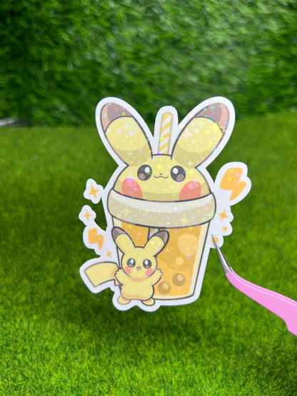 Boba Buddies Sticker Yellow