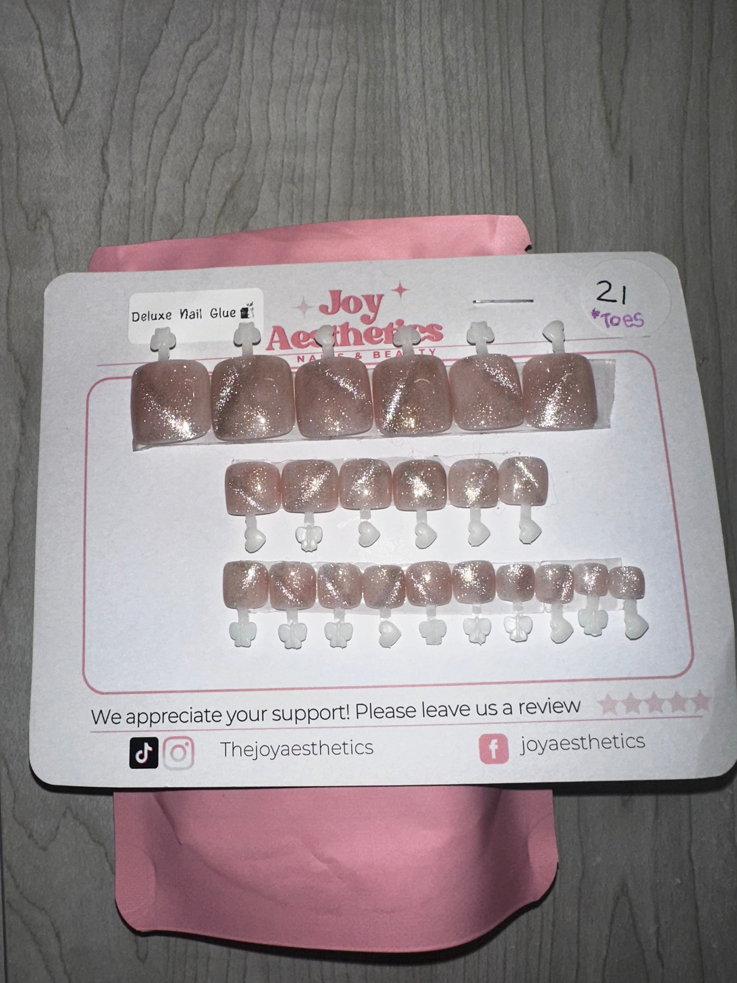 Pearl Toe Nails