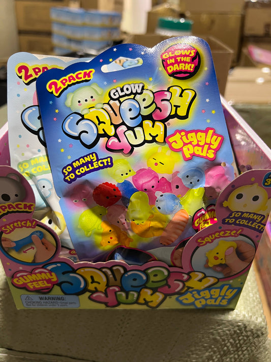JARU Glow In The Dark & Gummy Jiggly Pals