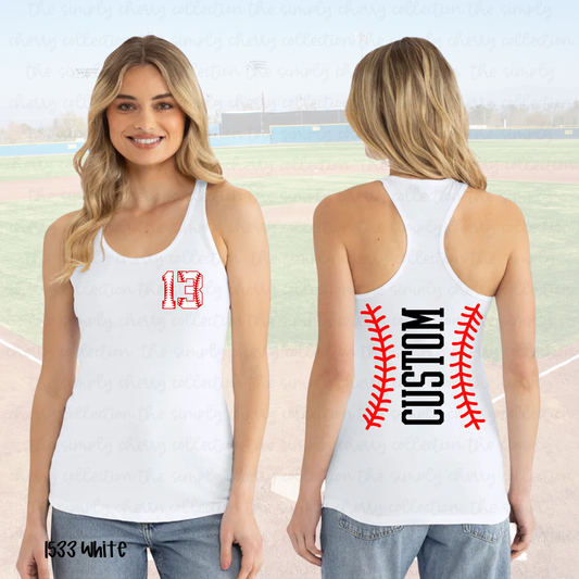 Custom Baseball Tank