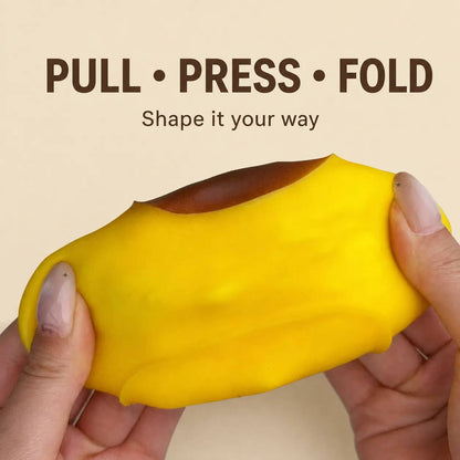 Crunchy Caramel Pudding Moldable Squishy Toy