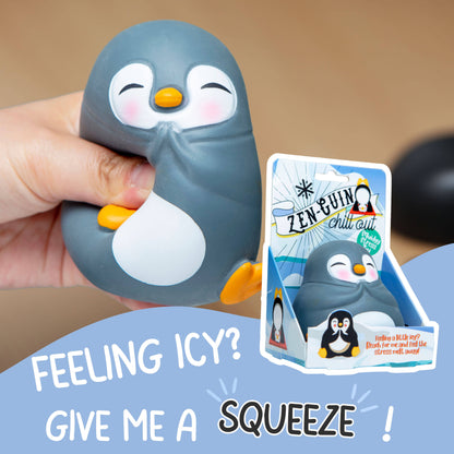 Squishy Stress Ball Toy - Zenguin - Novelty Fidget Squishies