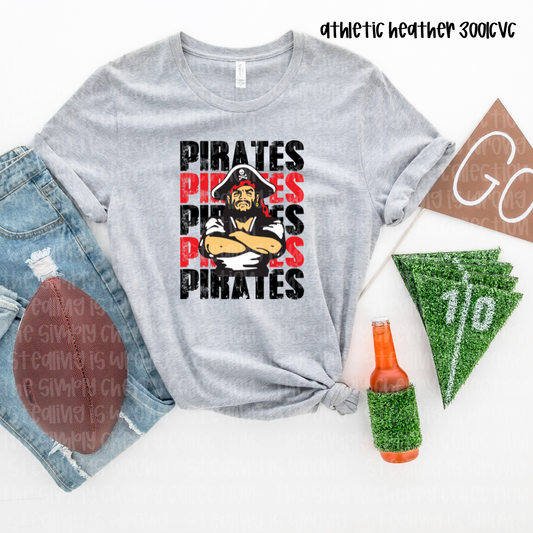 Pinckney Pirates Stacked