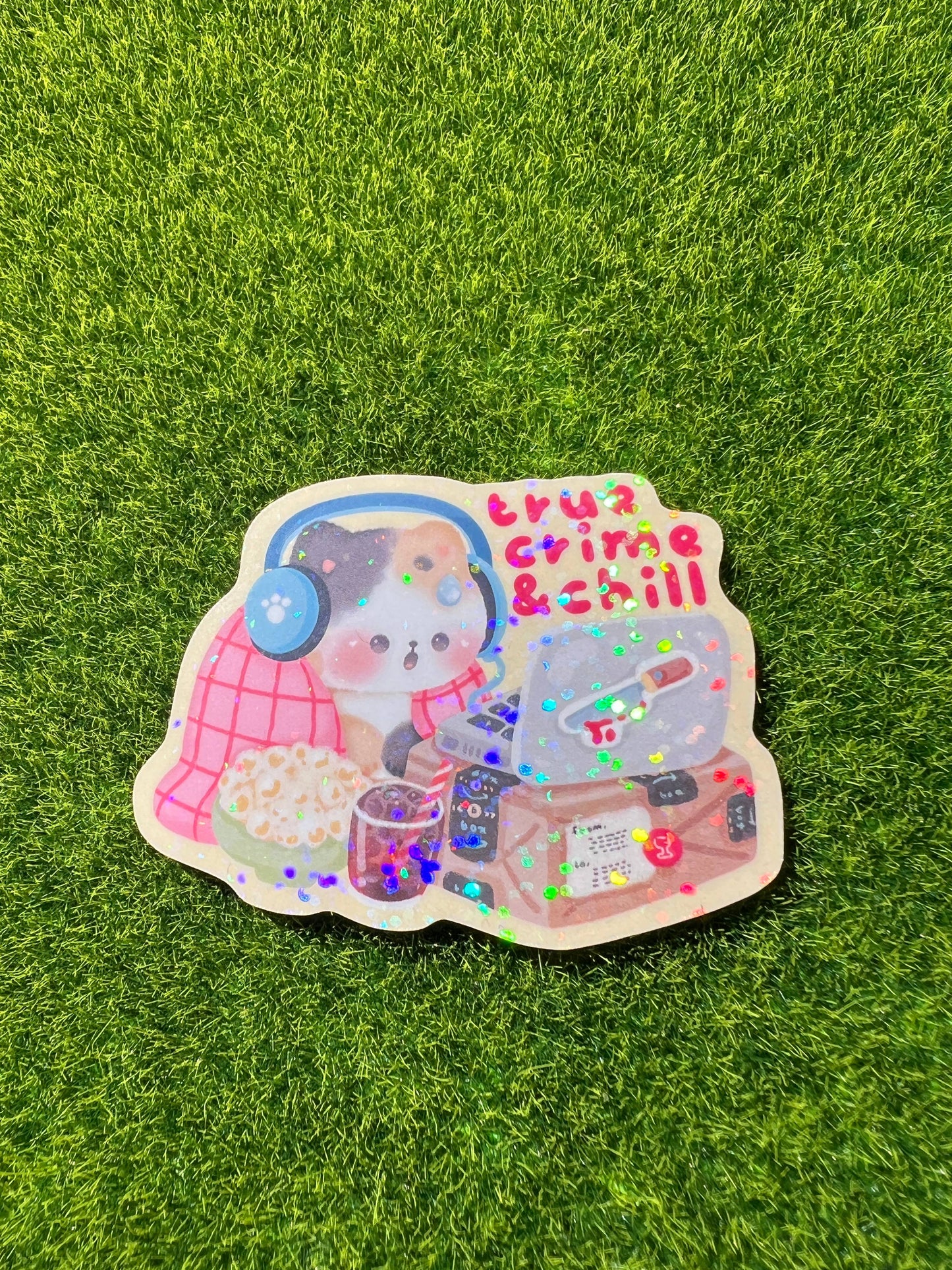 True Crime & Chill Sticker