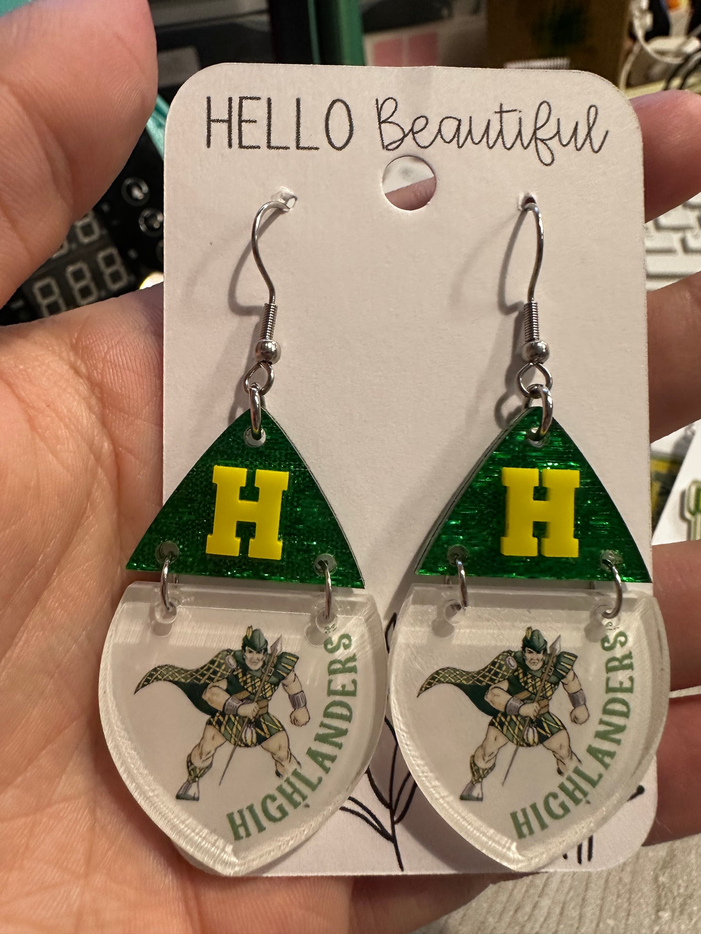Highlander Teardrop Dangles