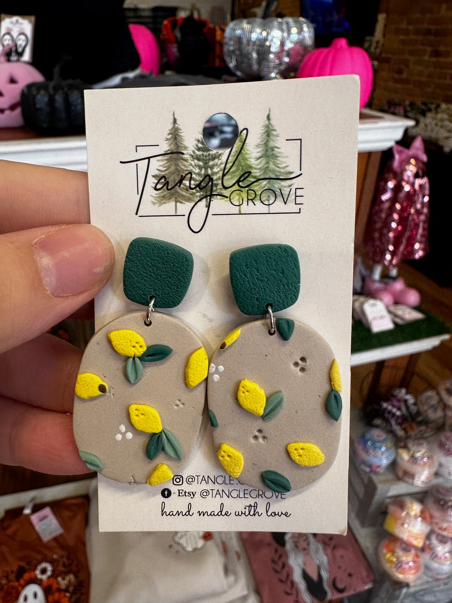 Clearance Lemon Earrings