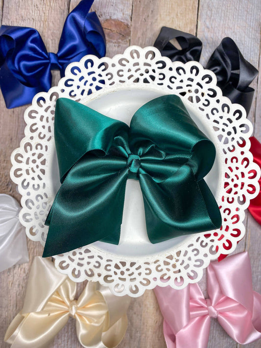 Forest Satin Bow