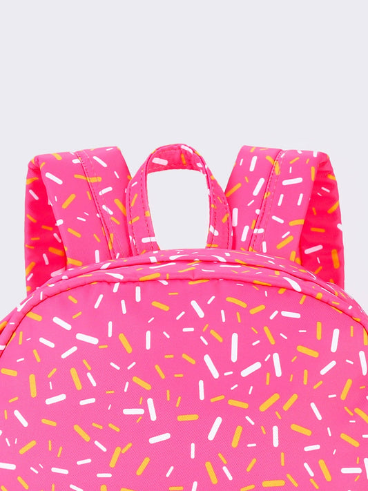 Pink Ice Cream Drip Backpack
