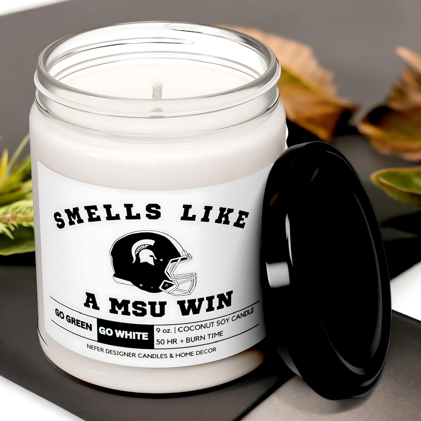 Smells Like a MSU Win - Michigan State Lucky Game Day Candle