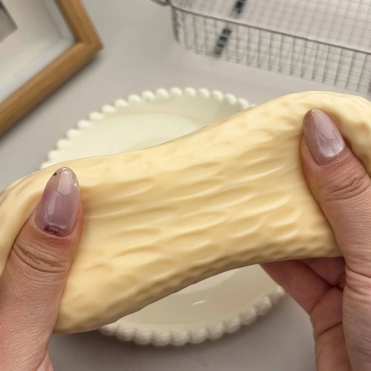 Crunchy Peanut Brick-Filled Squishy Toy