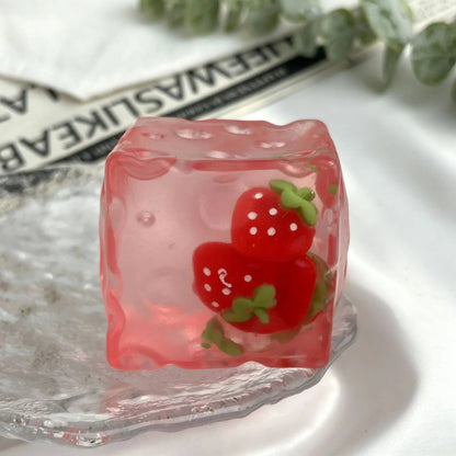 Cute Fruit Cheese Squishy Stress Relief Toy