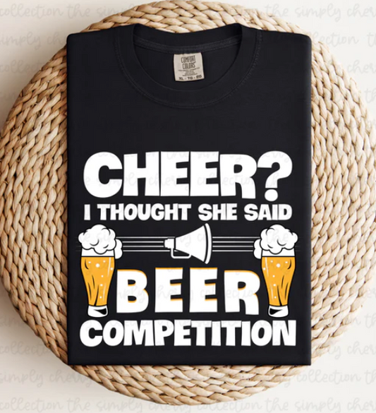 Cheer? I Thought You Said Beer