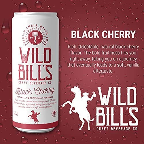 Black Cherry - Premium Cane Sugar Soda