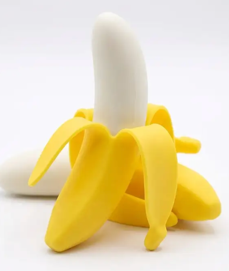 Squishy Banana with Peel
