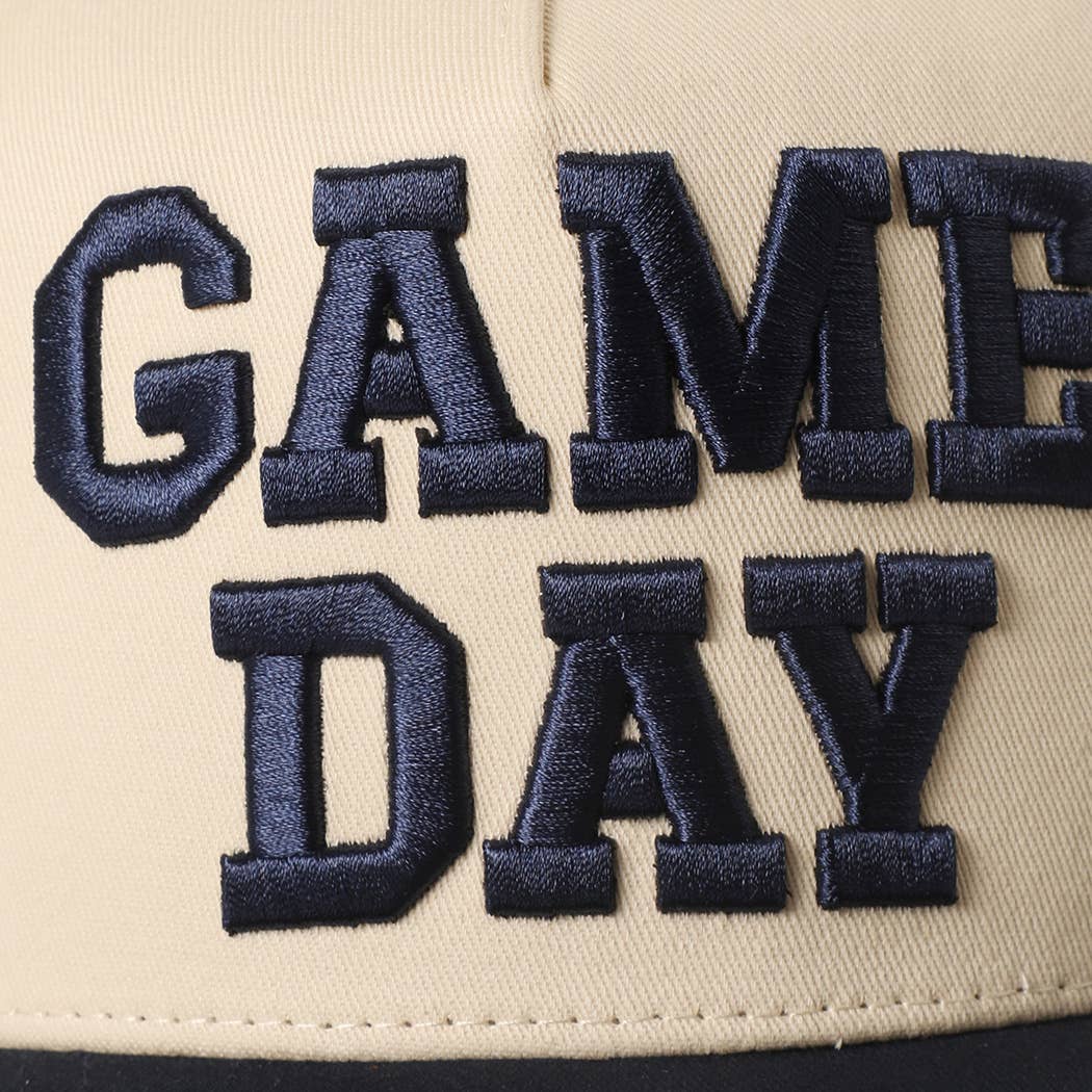 Game Day Embroidered Hat: Orange