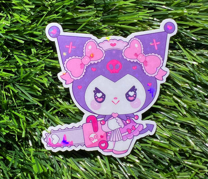 Horror Kuromi Sticker