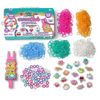 2100 Rubber Bands with Organizer and Auto Loom - Cutie Club