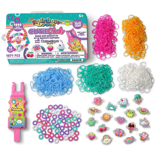2100 Rubber Bands with Organizer and Auto Loom - Cutie Club