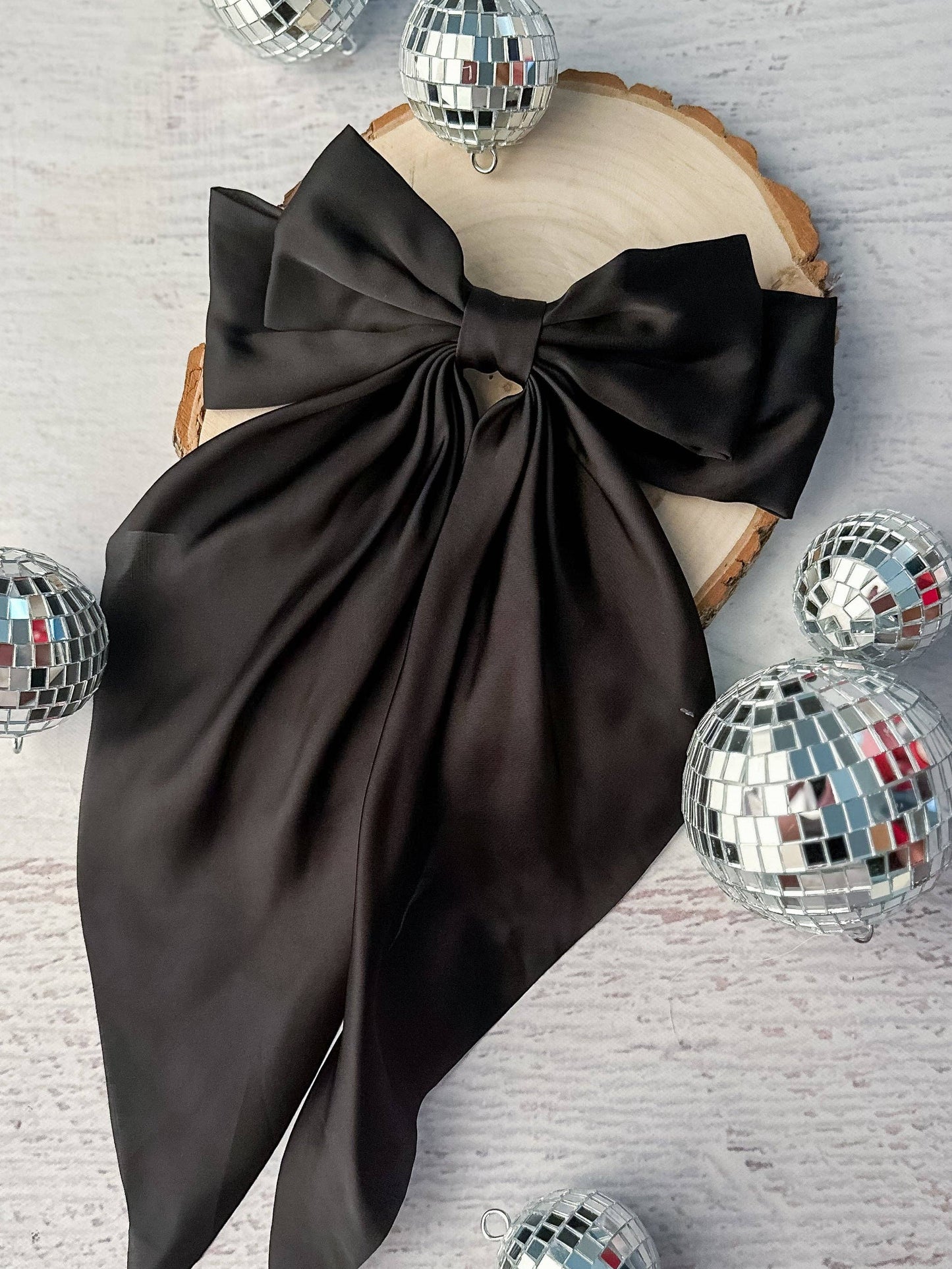 Mustard Satin Bow