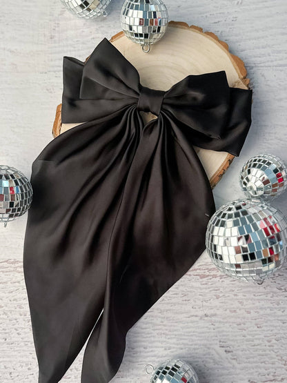 Mustard Satin Bow