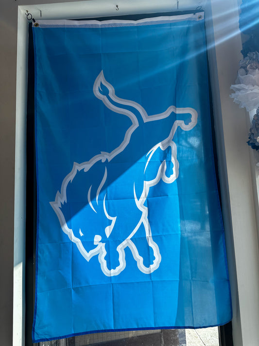 Blue Lion Flag