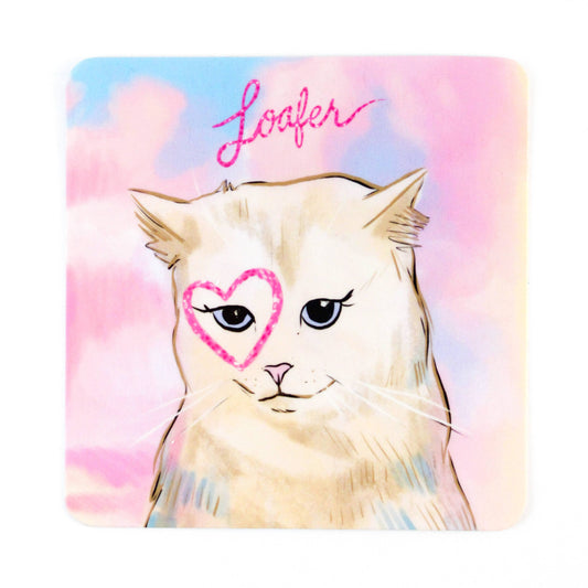 Loafer Cat Vinyl Sticker