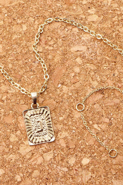Delicate Initial Pendant