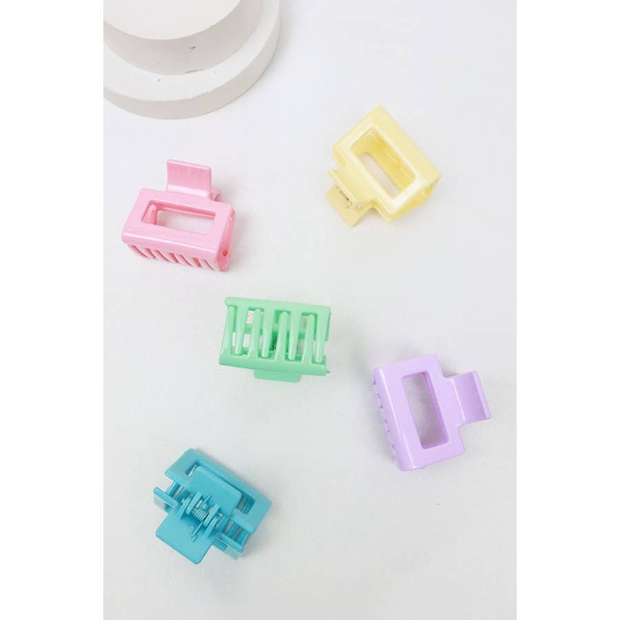 Mini Rectangle Hair Clip