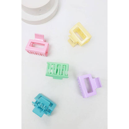 Mini Rectangle Hair Clip