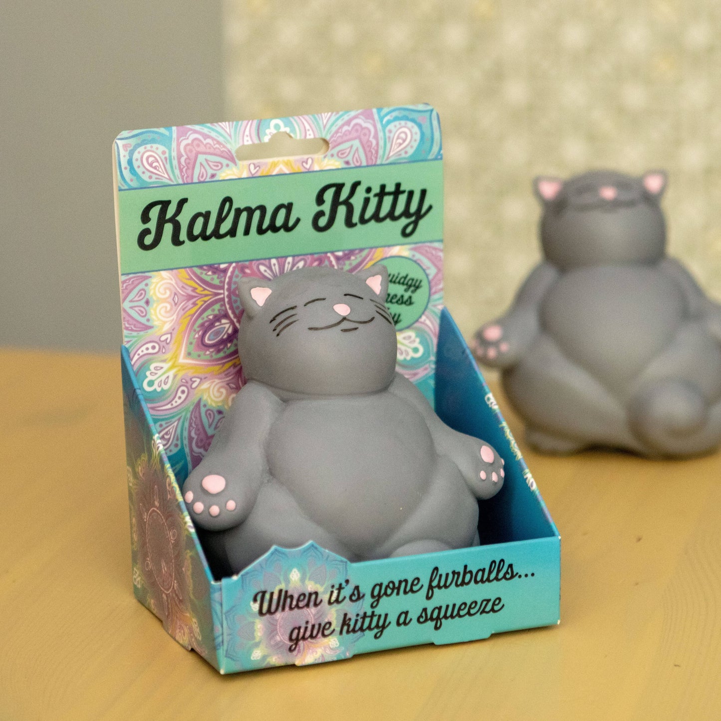 Squishy Stress Toy - Kalma Kitty - Novelty Fidget Squishies