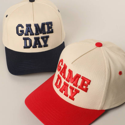 Game Day Embroidered Hat: Orange