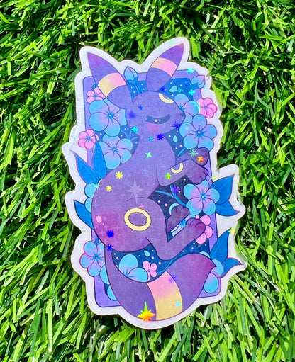 Evolution Flowers Sticker Dark