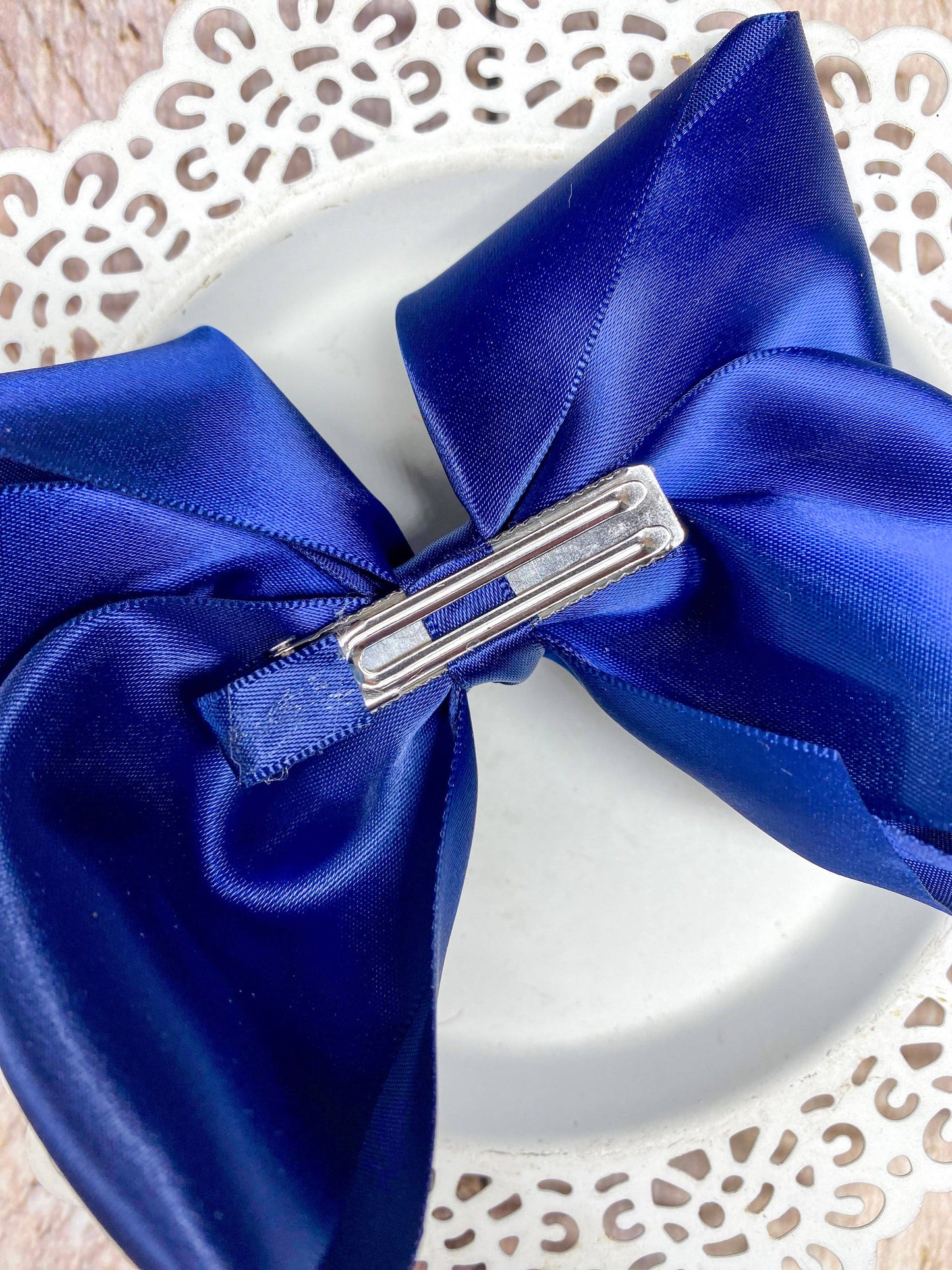 Forest Satin Bow