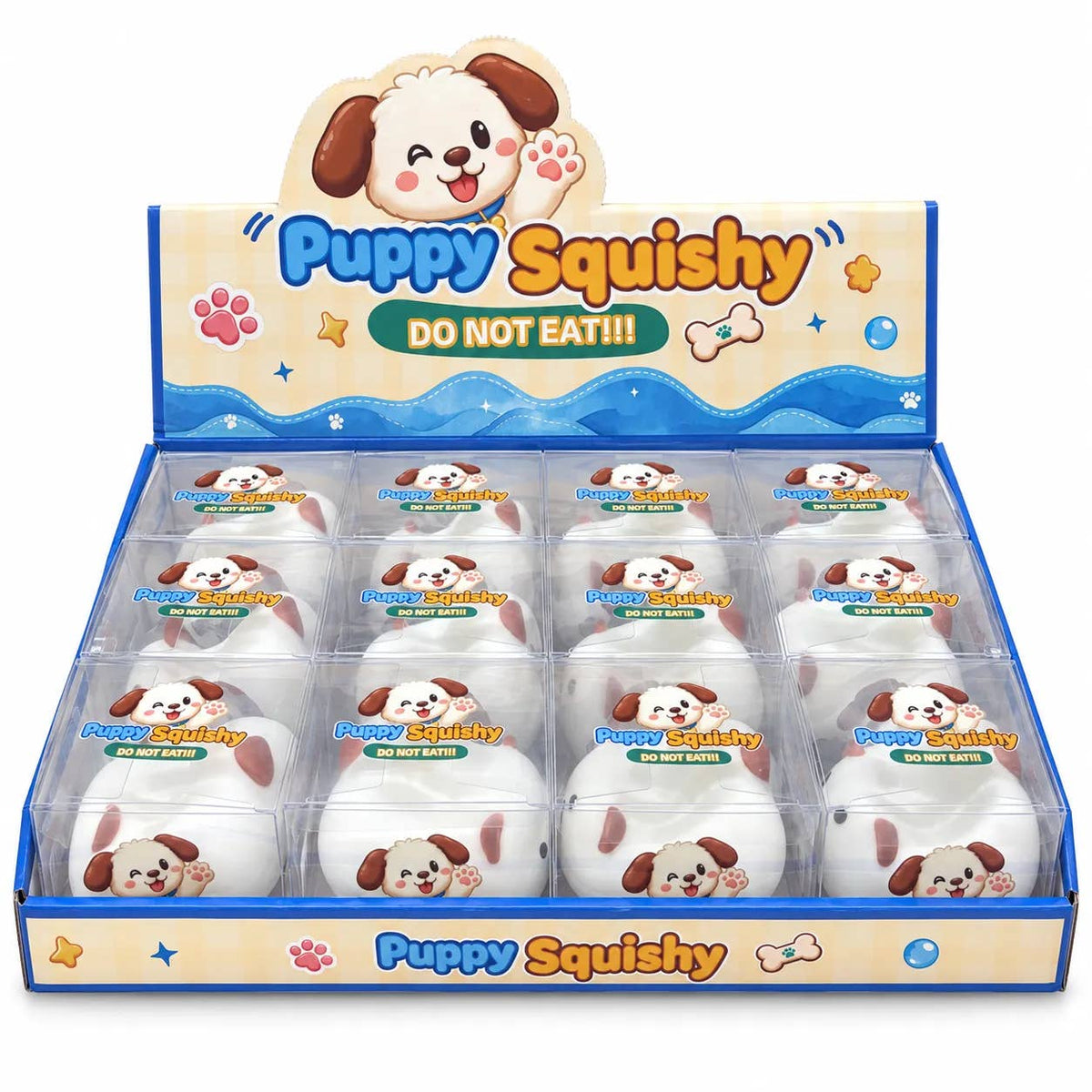 Cute Crunchy Pug Dog Block Squishy Toy