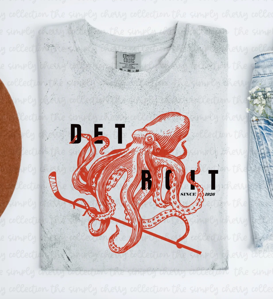 Detroit Octopus Tie Dye