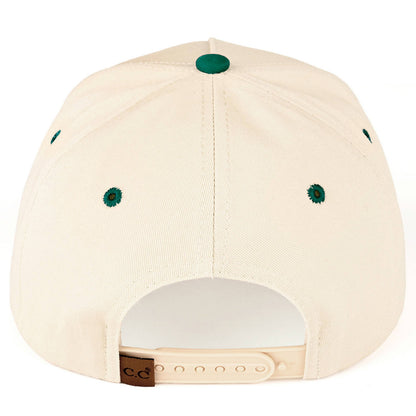 Put it on my Husbands Tab Trucker Hat