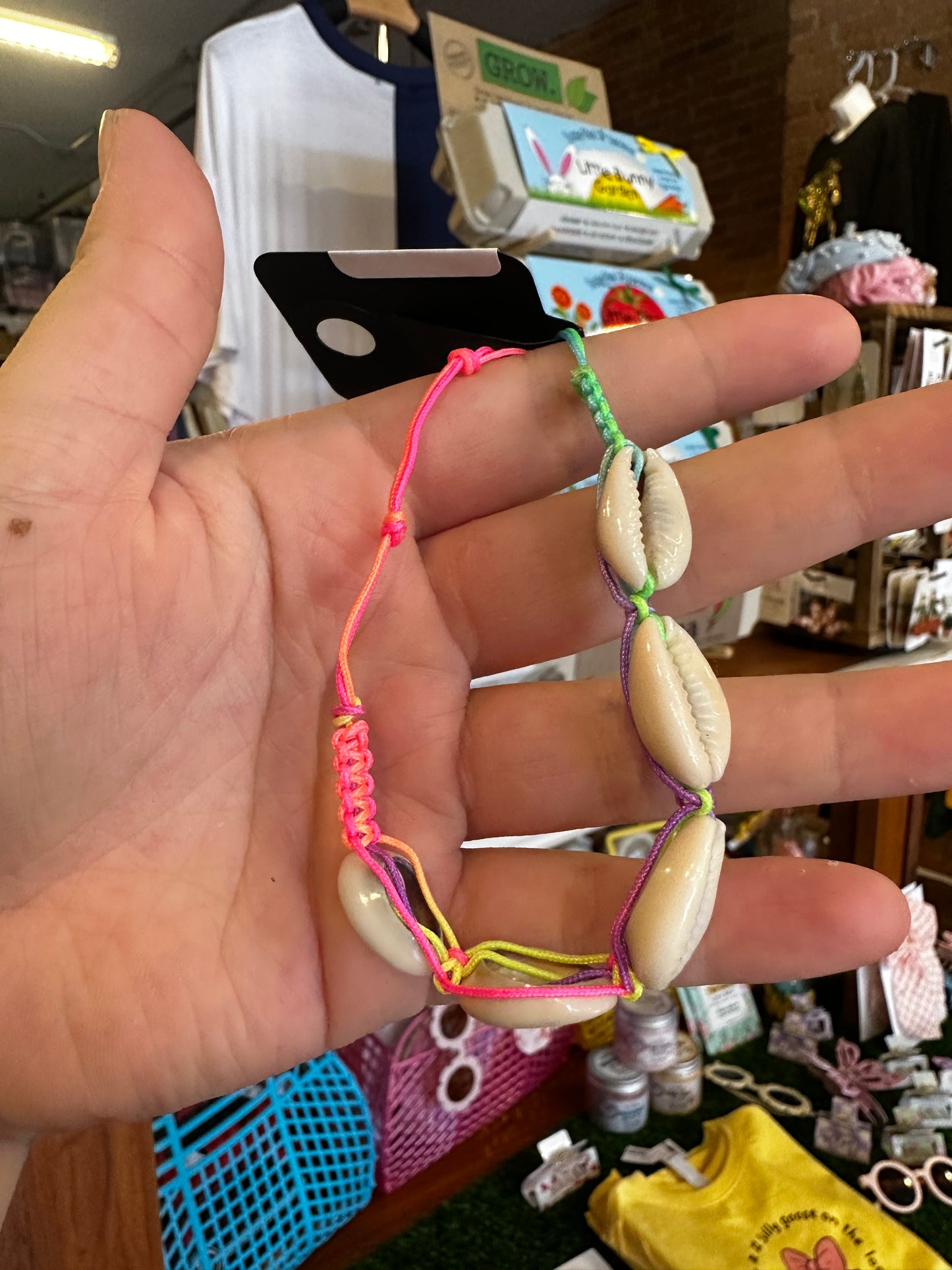 Hand Braided Cowrie Shell