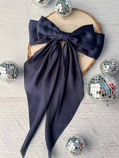 Mustard Satin Bow