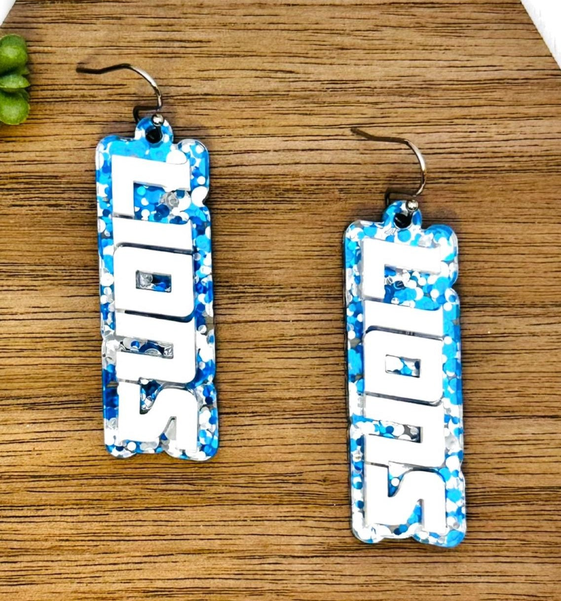 Lions Glitter Dangles