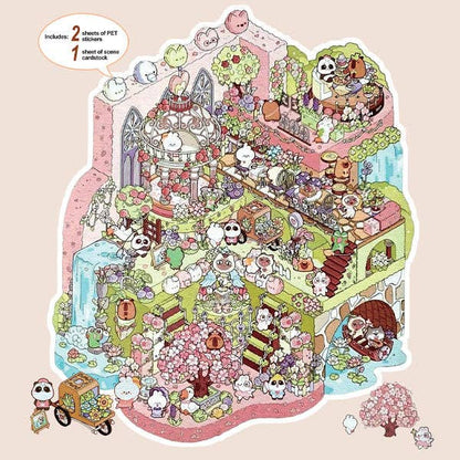 Studio Art Moodioma Kawaii Sticker Story Scene Kit