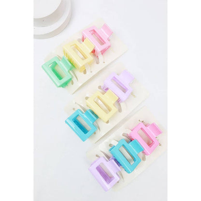 Mini Rectangle Hair Clip