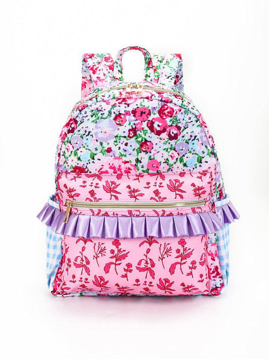 Lavender Ruffle Backpack