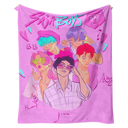 Kpop Demon Hunters Throw Blanket