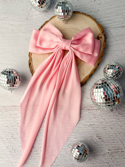 Mustard Satin Bow