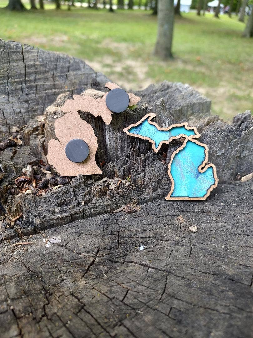 Michigan shaped Magnets: Michigan