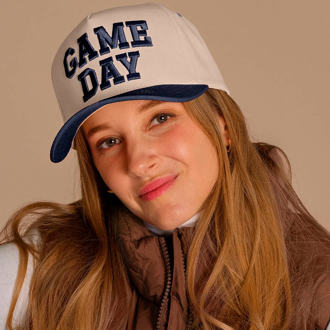 Game Day Embroidered Hat: Orange