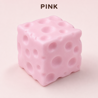 Crunchy Cheese Block Squishy Toy