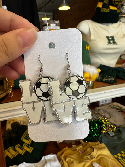 Love Soccer Dangles