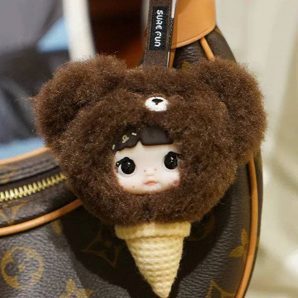 Nommi 100% Sweetness Series Kawaii Plush Doll Keychain Blind Box